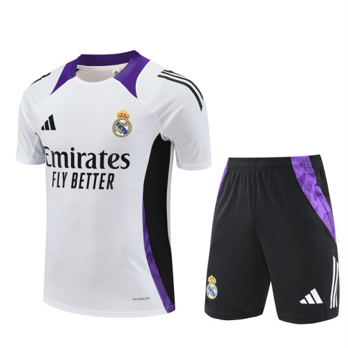 24-25 Real Madrid Short Sleeve Training Suit/ 24-25皇马短袖训练服