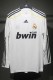 09-10 Real Madrid Home Long Sleeve Retro Player Jersey/09-10 皇马主场长袖复古