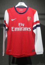 12-13 Arsenal Home Retro Long Sleeve Player Jersey/12-13 阿森纳主场球员长袖