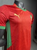 2025 Morocco Home Player Jersey/2025 摩洛哥主场球员版