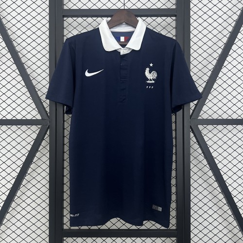 2024 France Home Retro Jersey/ 2014 法国主场