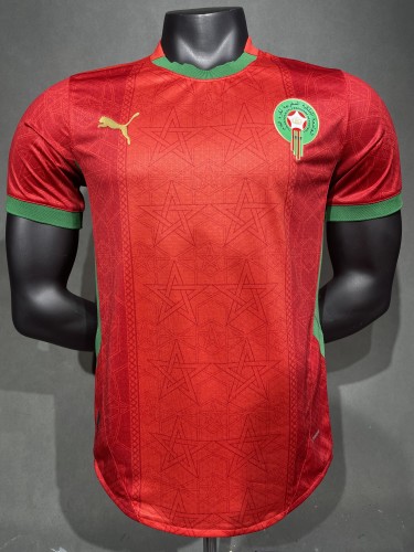 2025 Morocco Home Player Jersey/2025 摩洛哥主场球员版