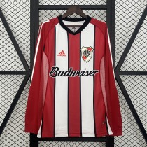 03-04 River Plate Away Long Sleeve Retro Jersey/03-04 河床客场长袖复古