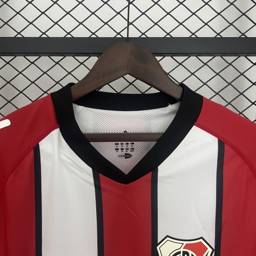 03-04 River Plate Away Long Sleeve Retro Jersey/03-04 河床客场长袖复古