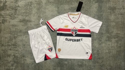 25-26 Sao Paulo Home Kids Kit/25-26圣保罗主场童装