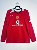 05-06 Manchester United Home long sleeve Retro Jersey/05-06曼联主场长袖