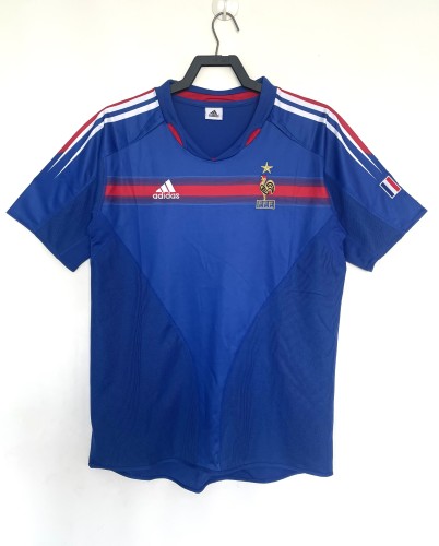 2004 France Home Retro Jersey/ 2004法国主场