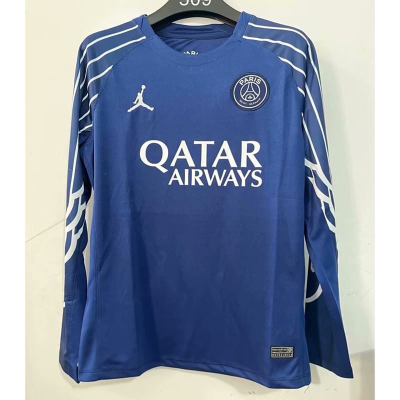 24-25 PSG 4TH Long Sleeve Fans Jersey/ 24-25 PSG巴黎第四客场长