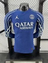 24-25 PSG 4TH Long Sleeve Player Jersey/ 24-25 PSG巴黎第四客场长袖球员