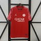 24-25 PSG 4TH Red Fans Jersey/ 24-25 PSG巴黎第四客场红色球迷版