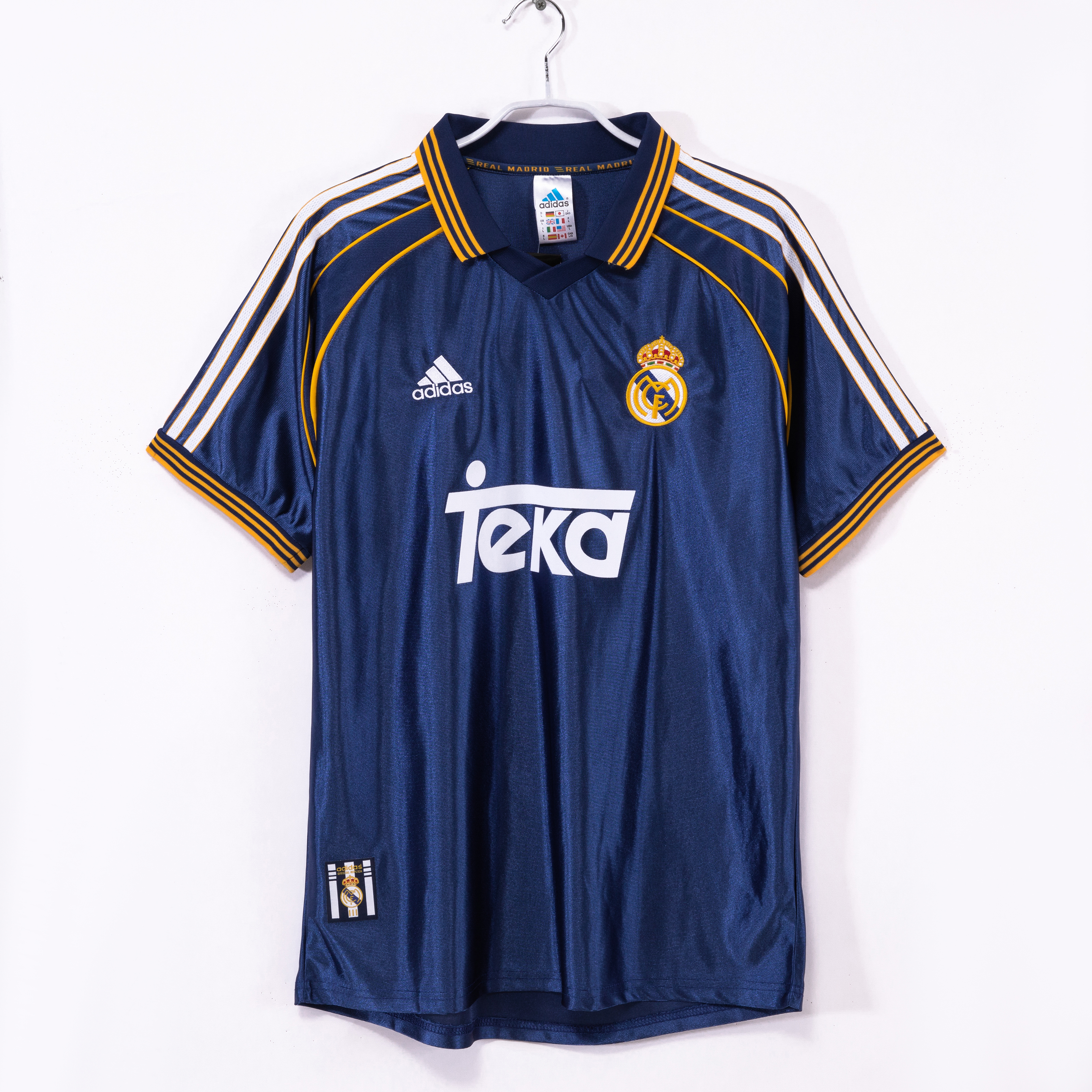 1998-00 Real Madrid Away Retro Jersey/ 98-00 皇马客场复古