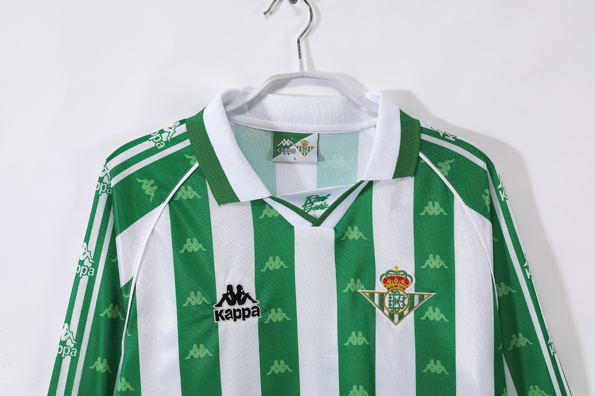 95-97 Real Betis Home Long Sleeve Retro Jersey/95-97贝蒂斯主场长袖