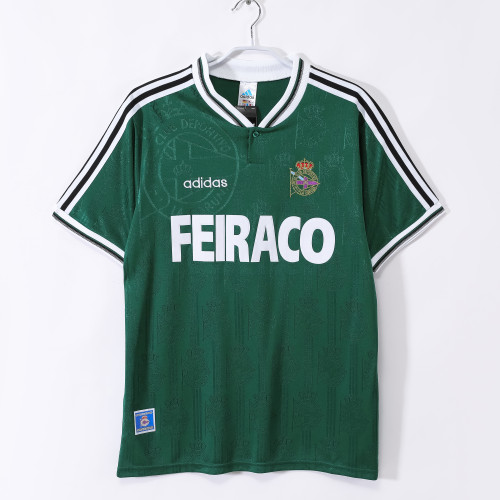 99-00 Deportivo de La Coruña Away Retro Jersey/ 99-00拉科鲁尼亚客场