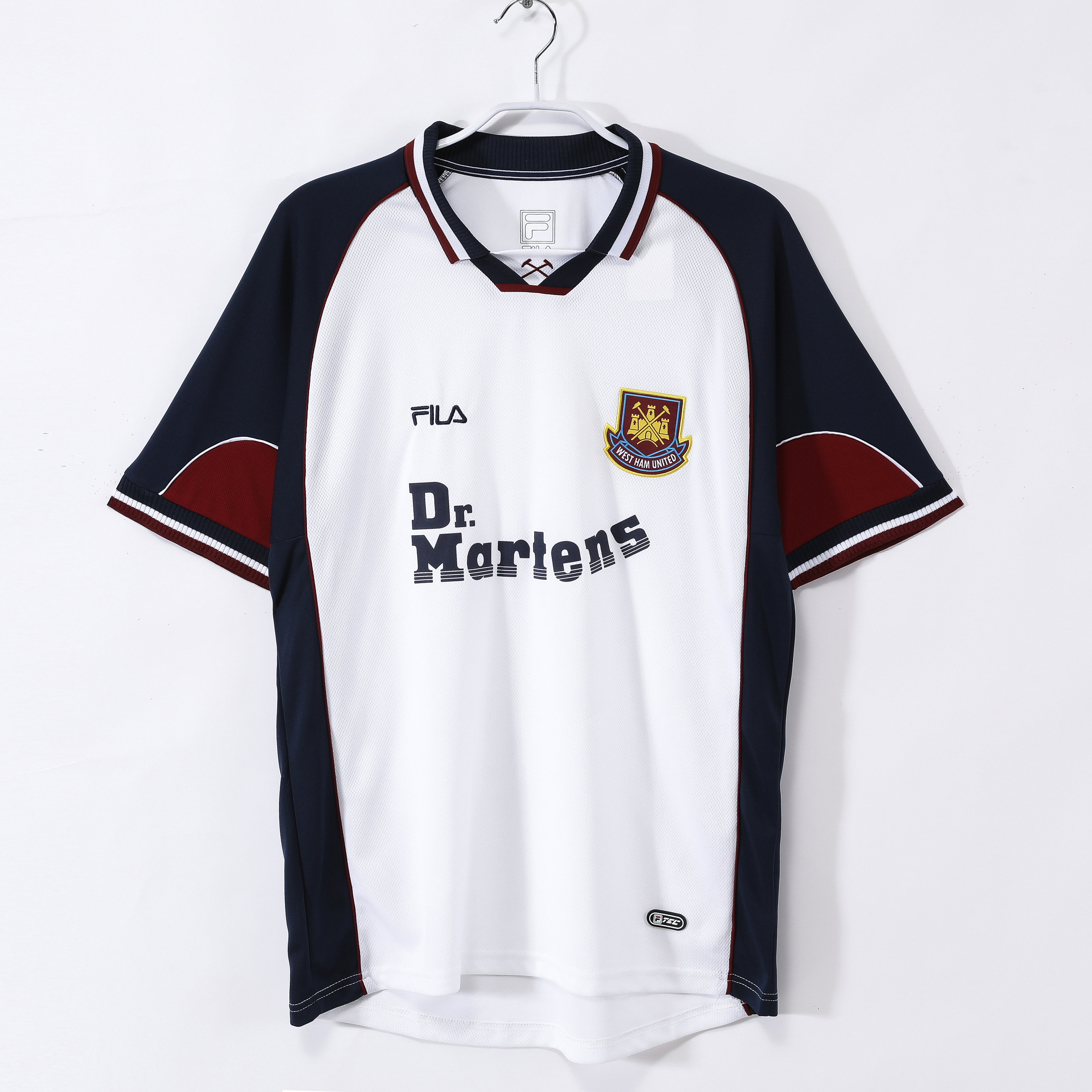 ウェストハム・ユナイテッド FC 99/01 ホーム ユニフォーム ビンテージ 1999–2001 ウェスト・ハム ホーム Dr. Martensモデル-KICKO – Kicko