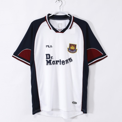 99-01 West Ham United Away Retro Jersey/99-01西汉姆客场