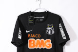 12-13 Santos Black Retro Jersey without shoulder patches/12-13桑托斯黑色复古，无肩章款式