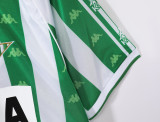 95-97 Real Betis Home Retro Jersey with Chest advertisement/95-97贝蒂斯主场(带胸前广告）