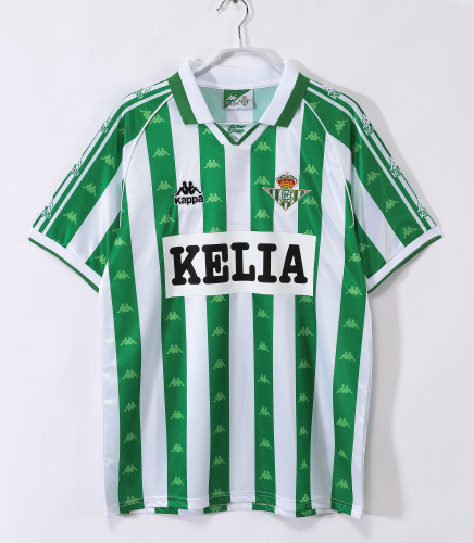 95-97 Real Betis Home Retro Jersey with Chest advertisement/95-97贝蒂斯主场(带胸前广告）