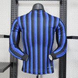 25-26 Inter Milan Home Player Long Sleeve Jersey/25-26 国米主场球员长袖