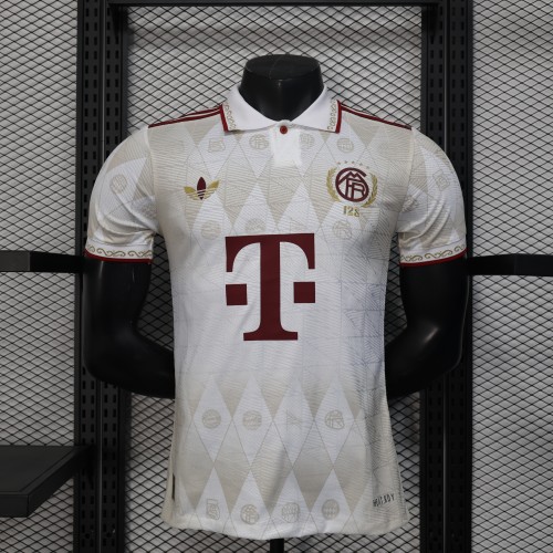 24-25 Bayern Munich 125 Years Player Jersey/ 24-25 拜仁主场125周年白色