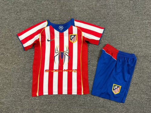 04-05 Atletico Madrid Home Kid Kit/04-05马竞主场童装
