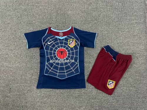 04-05 Atletico Madrid Away Kid Kit/04-05马竞客场童装
