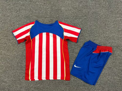 04-05 Atletico Madrid Home Kid Kit/04-05马竞主场童装