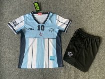 Argentina 10# Maradona Retirement Commemorative Edition Kid Kit/阿根廷10号马拉多纳退役纪念款童装