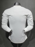 19-20 Real Madrid Home Long Sleeve Player Retro Jersey/19-20 皇马主场球员长袖