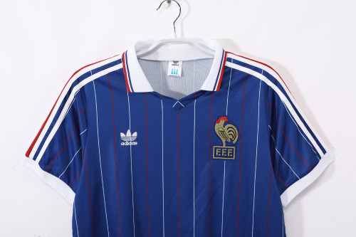 1982 France Home Retro Jersey/1982法国主场