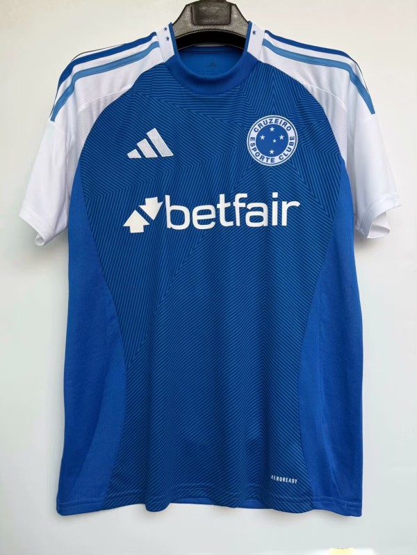 25-26 Cruzeiro Home Fans Jersey/ 25-26克鲁赛罗主场球迷版