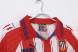 95-96 Atletico Madrid Home Retro Jersey/95-96马竞主场
