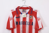 95-96 Atletico Madrid Home Retro Jersey/95-96马竞主场