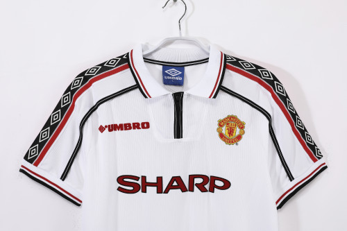 98-99 Manchester United Commemorative Retro Jersey/98-99曼联纪念款复古