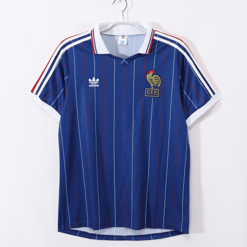 1982 France Home Retro Jersey/1982法国主场