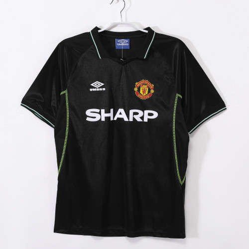 98-99 Manchester United Third Retro Jersey/98-99曼联第二客场