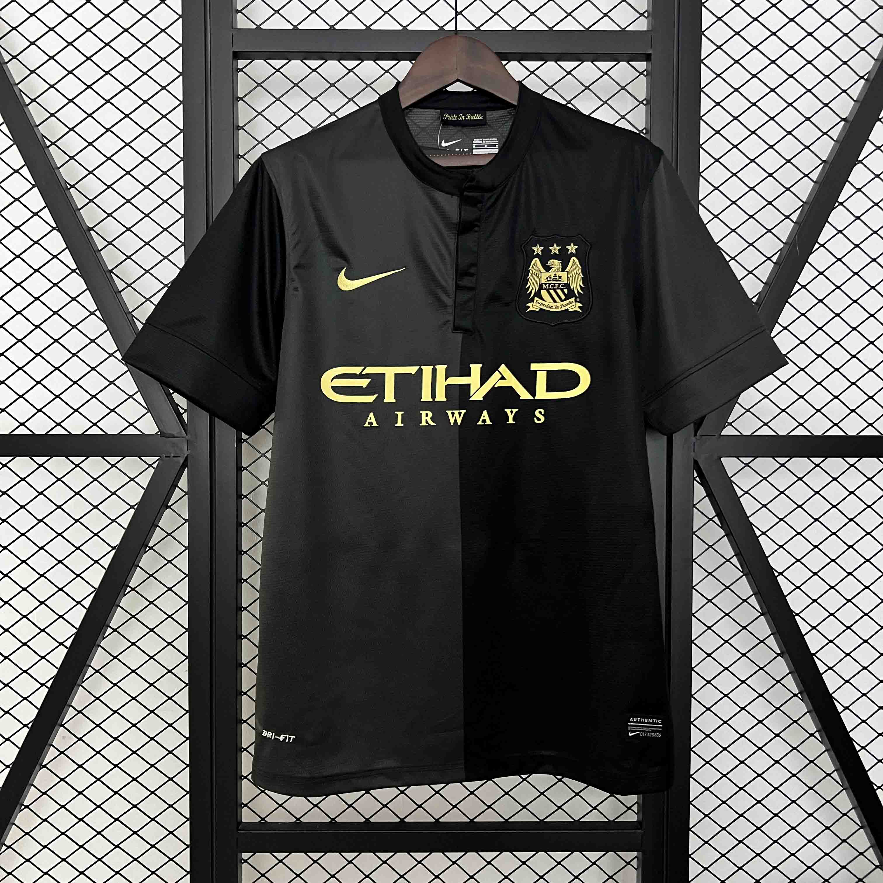 13-14 Manchester City Away Retro Jersey/ 13-14 曼城客场复古