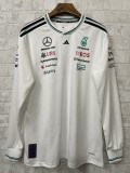 2025 F1 Mercedes White Long Sleeve  /2025 F1梅赛德斯白色长袖