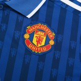 25-26 Manchester United Blue Polo/25-26曼联蓝色Polo