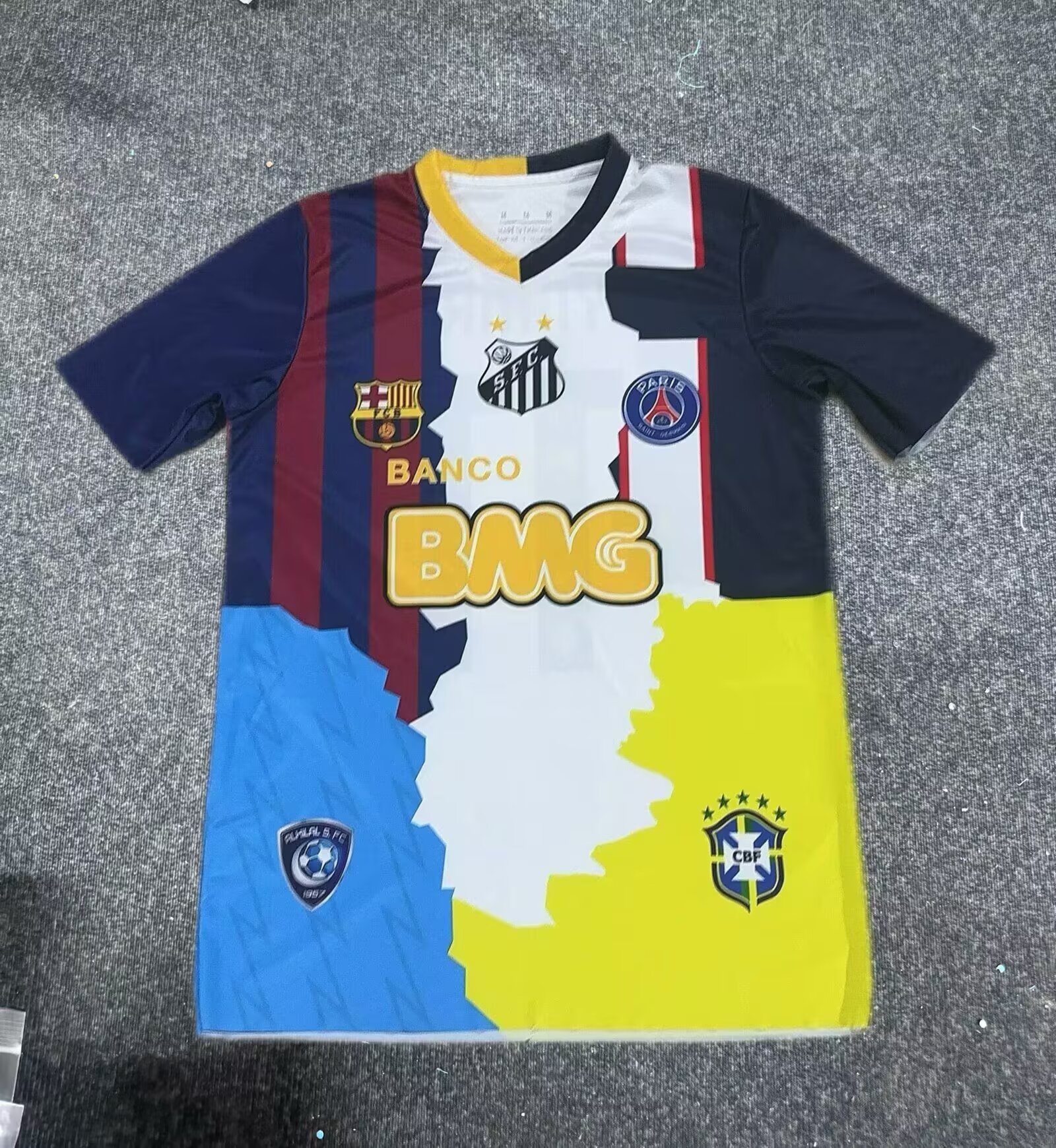 1996-97 Barcelona Away Long Sleeve Retro Jersey