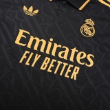 25-26 Real Madrid Black Polo/25-26皇马黑色Polo