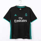 17-18 Real Madrid Away Black Retro Jersey/17-18皇马客场
