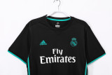 17-18 Real Madrid Away Black Retro Jersey/17-18皇马客场