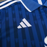 25-26 Manchester United Blue Polo/25-26曼联蓝色Polo