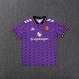 25-26 Manchester United Purple Polo/25-26曼联紫色Polo