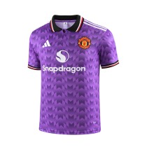 25-26 Manchester United Purple Polo/25-26曼联紫色Polo