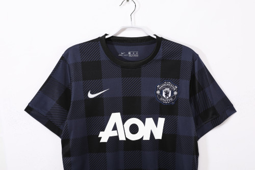 13-14 Manchester United Away Retro Jersey/13-14曼联客场