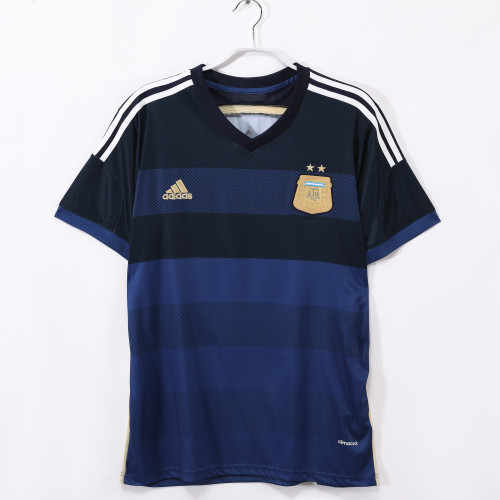 2014 Argentina Away Retro Jersey/2014阿根廷客场