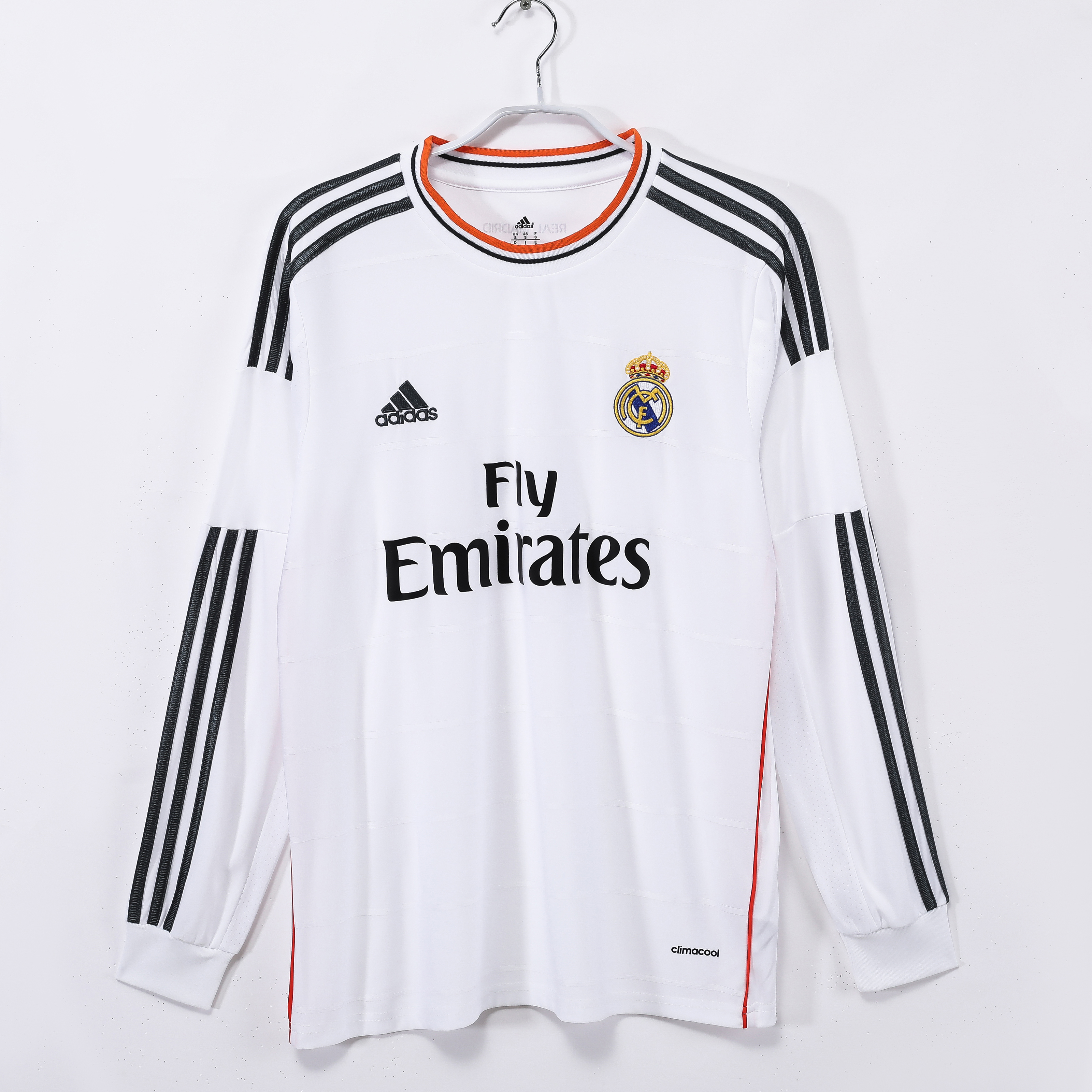 13-14 Real Madrid Home Retro Long Sleeve Jersey/13-14皇马