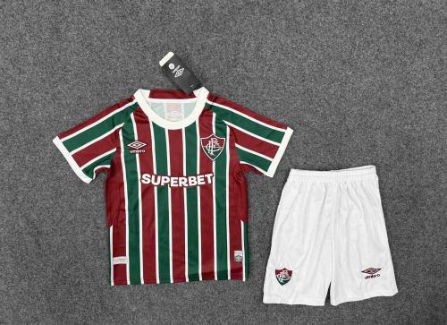 25-26 Fluminense Home Home Kids Kit/25-26 佛罗米嫩塞主场童装